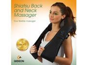 Gideon Portable Shiatsu Massager for Back Neck Shoulder and Feet with Therapeutic Heat Multi Directional Massage Relax Sooth and Relieve Neck Shoulder B