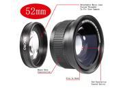 Neewer® 52MM 0.35X High Definition II Wide Angle Macro Fisheye Lens for NIKON D5300 D5200 D5100 D3300 D3200 D3000 D7100 D7000 DSLR Cameras