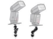 Neewer Universal Flash Shoe Holder Swivel Light Stand Bracket D Type Suitable for Hot Shoe flash Trigger Transmitter or Slave