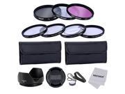 Neewer® 52MM Professional Lens Filter and Close up Macro Accessory Kit for Canon EOS 400D Nikon Sony Samsung Fujifilm Pentax and Other DSLR Camera Lenses with 5