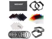 Neewer Complete Square Filter Kit for Cokin P Series Grey