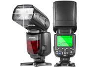 Neewer® NW660III 2.4G E TTL HSS 1 8000s LCD Display Wireless Master Slave Flash Speedlight for Canon 7D 70D T5i 700D T4i 650D T3i 600D T2i 55OD T1i 500D SL1 100
