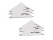 Neewer® 6 Pieces Microfiber Cleaning Cloths For Screens Lenses Glasses iPad Galaxy Tab Sony Nexus Chromo Surface Tablet iPhone Samsung HTC and Any