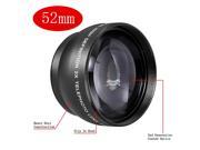NEEWER 52 mm Telephoto Lens with Lens Bag for Cameras and Camcorders with 52mm size Lens Filter Thread