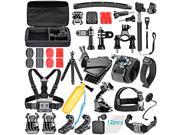 Neewer 50 In 1 Sport Accessory Kit for GoPro Hero4 Session Hero1 2 3 3 4 SJ4000 5000 6000 7000 in Swimming Rowing Skiing Climbing Bike Riding Camping Diving an
