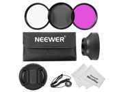 Neewer® 49MM Essential Lens Filter Kit for SONY Alpha A3000 and NEX Series NEX 3 NEX 5 NEX 5N NEX 6 NEX 7 NEX F3 Cameras Kit includes 3 49MM Filter Set