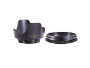Neewer® 52MM Reversible Flower type Lens Hood for for NIKON D7100 D7000 D5200 D5100 D5000 D3300 D3200 D3000 DSLR Camerasand Other Camera Lens with 52mm Filter S