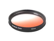 Neewer 52MM Gradual Color Orange Blending Lens Filter for ANY Camera Lens with 52MM Filter Thread