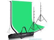Neewer Photo Studio Backdrop Support System Background Stand 2.6M x 3M Kit with Adjustable Cross Bar 121cm to 308cm to 10ft and Backdrop Stand Carrying Case for