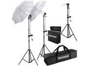 Neewer® 600W 5500K Photo Studio Day Light Umbrella Continuous Lighting Kit for Product Portrait and Video Shoot Photography