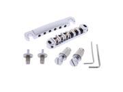 Neewer® Chrome Plated Roller Tune O Matic Bridge and Tailpiece For Gibson Guitar