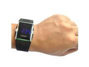 Neewer Black Digital Wrist Watch Blue LED Time Date