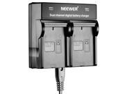 Neewer® Dual Channel Digital Battery Charger for Nikon EN EL9 EN EL9a Battery Nikon D3000 D5000 D40 D60 D40X SLR Cameras