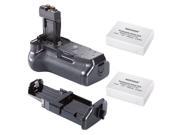 Neewer® Replacement Pro Battery Grip for Canon EOS 550D 600D 650D 700D Rebel T2i T3i T4i T5i 2 * LP E8 Battery