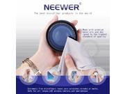 Neewer 5.9x5.7in 15x 14.5cm Ultra Gentle Microfiber Cleaning Cloth for LCD screen Camera Lens Glasses;Tablets; Smart Phones and Other Delicate Surfaces Grey