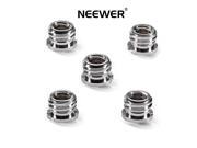 Neewer® 5 Pieces Metal 1 4 to 3 8 convert screw adapter reducer bushing for Camera Tripod Monopod Ballhead