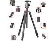 Neewer Portable 64 163cm Alluminum Alloy Camera Tripod Monopod with 360 Degree Ball Head 1 4 Quick Release Plate and Bubble Level Load capacity 22lbs 10kg