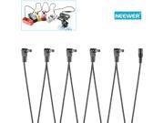 Neewer 5 Way Right Angle Daisy Chain Cables for Guitar Effect Pedals Power Adapter and Pedals Not Included