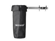 Neewer® Black Nylon Drum Stick Holder with Adjustable Solid Metal Hoop Mounting Bracket and Detachable Drumstick Pocket