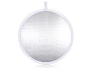 Neewer® Pro 2 in 1 24 60cm Round Collapsible Reflector Diffuser White Silver for Photography and Video Shooting with A Carrying Pouch