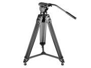 Neewer® 61 155cm Aluminum Alloy Tripod with 360 Degree Ball Head 1 4 3 8 Quick Release Plate and Bubble Level Including Carrying Bag for DSLR Camera Video Cam