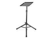 Neewer® Deluxe 37.4 58.7 95cm 149cm Adjustable and Collapsible Heavy Duty Laptop Stand with Solid Tripod Base and Non slip Rubber Caps Black