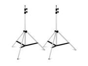 Neewer® 2 Pieces 75 190cm Photography Studio Video Adjustable Alluminum Alloy Silver Light Stand for Relfectors Softboxes Lights Umbrellas Backgrounds
