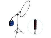 Neewer Photo Studio Lighting Reflector Boom Arm Stand Kit 73 inches 185 centimeters Reflector Holder Bracket with Rubber Handle Grip 75 inches 190 centimeters