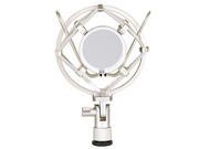Neewer Silver Microphone Shock Mount Holder Clip Anti Vibration Suspension High Isolation for Studio Condenser Mic Ideal for Radio Broadcasting Studio Voice o