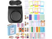 Neewer 56-in-1 Accessory Kit for Fujifilm Instax Mini 90 (Black),Includes: Camera Case with Adjustable Strap, Various Frames, Book Album, Close-up Lens, Corner