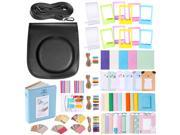 Neewer 56-in-1 Accessory Kit for Fujifilm Instax Mini 70 (Black),Includes: Camera Case with Adjustable Strap, Various Frames, Book Album, Color Filters, Corner