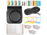 Neewer 25-in-1 Accessory Kit for Fujifilm Instax Mini 70: 1 Black Camera Case/1 Blue Album/4 Colored Filter/5 Film Table Frame/10 Wall Hanging Frame/3 Pack(30 P