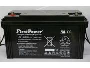 FirstPower LFP12125D for Hi Capacity Solar AGM 12 Volt Deep Cycle RV 125AH VRLA