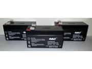3 Casil CA1212 12v 1.2ah Battery Replacement for Ultratech UT1213