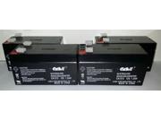 4 Casil CA1212 12v 1.2ah Power Sonic PS1212 Rechargeable Replacement SLA Ba