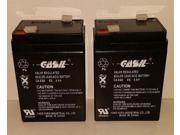 2 6v 5ah Casil for Power Sonic PS 640 Battery