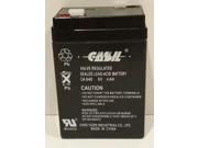 6V 4AH CASIL CA640 Battery Replacement for Panasonic LC PR064P