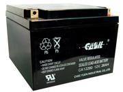 Casil CA12260 12v 26ah Replacement Battery for Panasonic 12V 24Ah