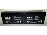 2 Casil CA6120 6v 12ah SLA Battery