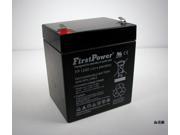 2 FirstPower FP1240 12V 4AH DJW12 4.5 SLA Replacement Battery with F1 T
