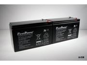 2 FirstPower 12v 7ah for Best Technologies Fortress II LI 102