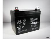 Casil CA12350 12v 35ah for Compatible Wheelchair Battery for Everest Jennings