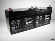 2 Casil 12v 35ah for ActiveCare Pilot 2410 C Battery