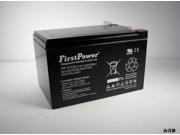 FirstPower FP12120 12v 12ah F2 SLA Replacement Battery for Tenergy LP12 12