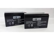 2 ProPower 12v 7Ah SLA Rechargeable Battery Used in Security Fire Ala