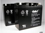 2 Casil 12V 18AH for UPS Computer Power Backup System Replacement Batte