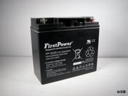 FirstPower 12v 22ah Nut Bolt for WP17 12 D5745 6DZM17 LCR12V17CP C