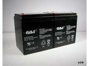 2 CASIL 12v 4.5ah iZip i 130 Scooter Battery