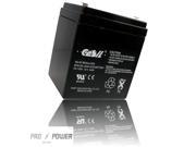 CASIL CA 1240 12V 4AH Replacement for RT1250 SLA Battery with F1 Terminal
