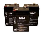 3 6v 5ah Casil SLA Battery Emergency Lighting Replaces NP4 6